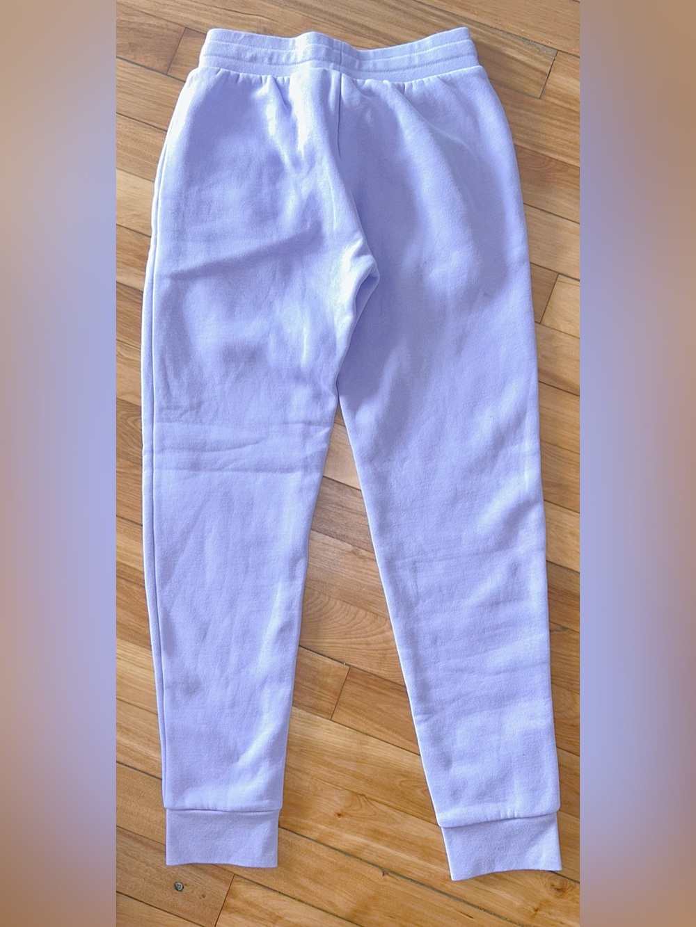 Puma Lilac Kids' Jogger Pants with White Puma Logo size L ( 10-12 ) - Picture 2 of 5